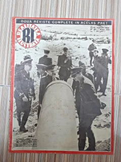 Revista Realitatea Ilustrata nr.20-26/1942  M.S. Regele Mihai insotit de generalul Pantazi