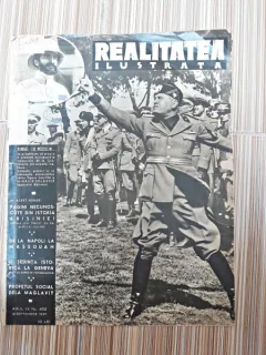 Revista Realitatea Ilustrata nr.452/1935  Benito Mussolini pe coperta