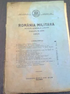REVISTA REVISTA ROMANIA MILITARA NR.1/1944