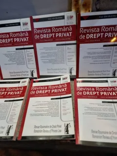 Revista Romana de Drept Privat Anul Ion Deleanu - Numerele 1-2-3-4-5-6 / 2014