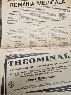 Revista Romania Medicala nr.12/1933