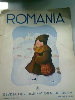 REVISTA ROMANIA NR.1/IANUARIE 1938  (REVISTA OFICIULUI NATIONAL DE TURISM)