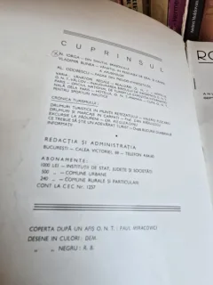 Revista Romania nr.9/1937  Revista Oficiului National de Turism