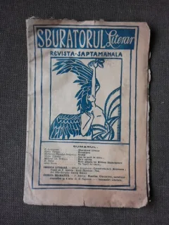 REVISTA SBURATORUL LITERAR NR.1/1921  REVISTA LITERARA, ARTISTICA SI CULTURALA