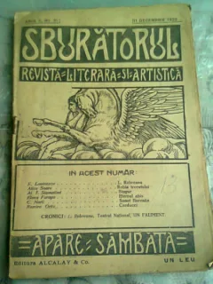 REVISTA SBURATORUL LITERAR NR.31/1929