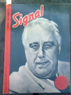 REVISTA SIGNAL, NR. 21, 1943, EDITIE IN LIMBA ROMANA,REGELE MIHAI I
