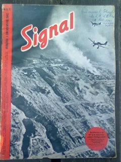 REVISTA SIGNAL, NR. 22/ 1942, EDITIE IN LIMBA ROMANA,BOMBARDAREA STALINGRADULUI