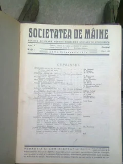 REVISTA SOCIETATEA DE MAINE, AN V(1928) - 21 NUMERE