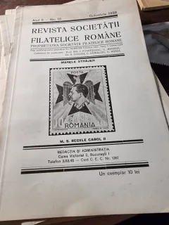 Revista Societatii Filatelice Romane, nr.10/1938