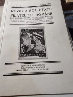 Revista Societatii Filatelice Romane, nr.1/1939