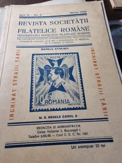Revista Societatii Filatelice Romane, nr.3/1939