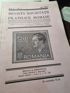 Revista Societatii Filatelice Romane, nr.5/1938
