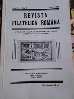 Revista Societatii Filatelice Romane, nr.6/1937