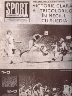 Revista Sport nr. 9 din septembrie 1982