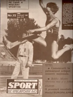 Revista Sport nr.15 din august 1967