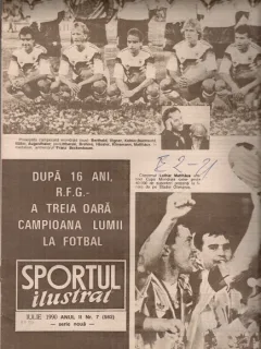 Revista Sportul Ilustrat nr. 7 din iulie 1990