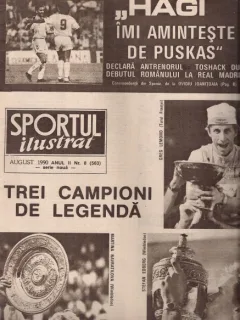 Revista Sportul Ilustrat nr.8 din august 1990
