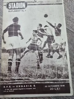 Revista Stadion Nr. 1 Octombrie 1948