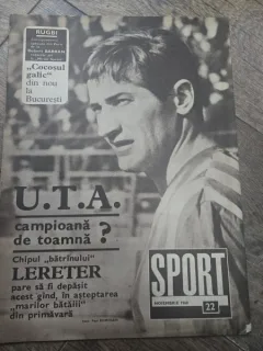 Revista Sport Nr. 22 Noiembrie 1968
