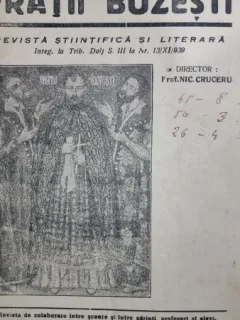 Revista Stiintifica si Literara Fratii Buzesti, anul I nr 4-5, aprilie-mai 1940