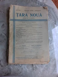 REVISTA TARA NOUA NR. 2/NOIEMBRIE 1911