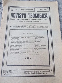 Revista teologica nr.7-9/1914