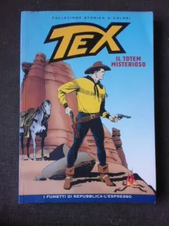 REVISTA TEX, IL TOTEM MISTERIOSO, 2007, REVISTA CU BENZI DESENATE, TEXT IN LIMBA ITALIANA