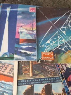 Revista Știința și tehnica , colecția completă a anului 1961 ( 12 reviste)