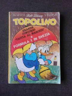 REVISTA TOPOLINO NR, 1177/1978, REVISTA CU BENZI DESENATE, PENTRU COPII (TEXT IN LIMBA ITALIANA)