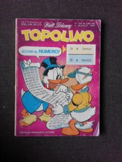 REVISTA TOPOLINO NR. 1214/1979, REVISTA CU BENZI DESENATE, PENTRU COPII (TEXT IN LIMBA ITALIANA)