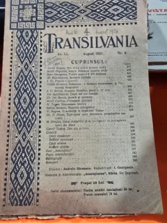 Revista Transilvania nr.4/1920