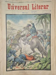 Revista Universul Literar nr.1/1897  pe coperta insurgenti in Cuba