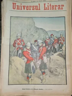 Revista Universul Literar nr.1/1898  pe coperta dupa batalia de la Dargai, India