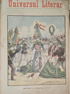 Revista Universul Literar nr.19/1897  pe coperta Regele si armata
