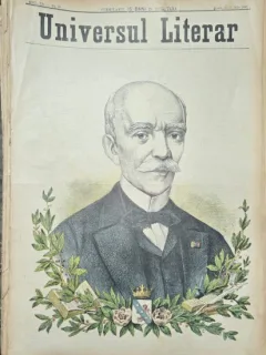 Revista Universul Literar nr.29/1897  pe coperta Vasile Alexandri