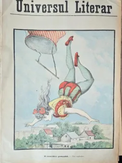 Revista Universul Literar nr.29/1898  pe coperta O sinucidere groaznica