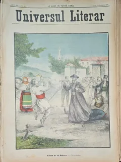 Revista Universul Literar nr.42/1897  pe coperta Crima de la Darsca