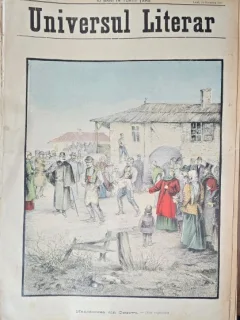 Revista Universul Literar nr.46/1897  pe coperta Nenorocirea din Ostrovo