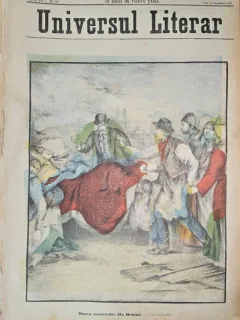Revista Universul Literar nr.50/1897  pe coperta Marea nenorocire din Roman