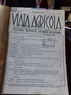 REVISTA VIATA AGRICOLA NR.1-12/1940