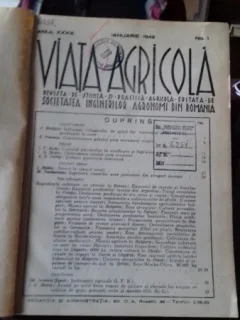 REVISTA VIATA AGRICOLA NR.1-12/1942