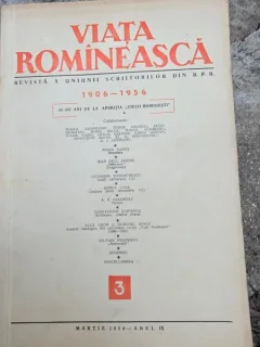 Revista Viata Romaneasca Nr. 3/1956