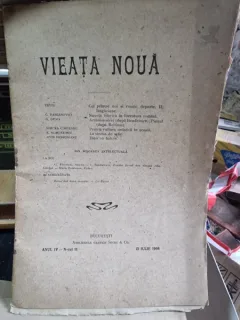 Revista Vieata Noua Nr. 11 iulie 1908