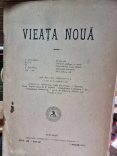 Revista Vieata Noua Nr. 22 ianuarie 1912
