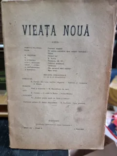 Revista Vieata Noua Nr. 3 Mai 1913