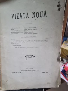 Revista Vieata Noua Nr. 4 Aprilie 1908