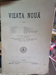 Revista Vieata Noua Nr. 4 aprilie 1911
