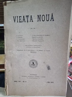 Revista Vieata Noua Nr. 6 Mai 1912