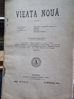 Revista Vieata Noua Nr.21 Decembrie 1912