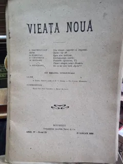 Revista Vieata Noua Nr.23 Ianuarie 1909